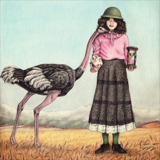 Ostrich and Girl